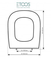 MEDIDAS TAPA INODORO D-CODE ETOOS